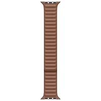 Bracelet en cuir Link pour Apple Watch de 42/44/45/49 mm - Brun alezan