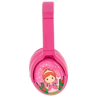 Casque d'écoute Bluetooth à suppression du bruit Cosmos+ (Plus) de BuddyPhones pour enfants - Rose