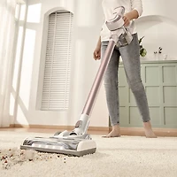 Aspirateur-balai sans sac et sans fil PWRHERO 10S de Tineco - Rose doré