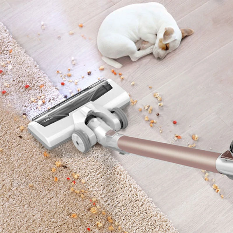 Aspirateur-balai sans sac et sans fil PWRHERO 10S de Tineco - Rose doré