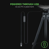 Razer 12" USB LED Ring Light for PC and Mobile Streaming - Black