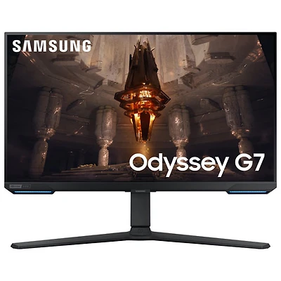 Moniteur de jeu ACL IPS UHD 4K G-Sync GTG 1 ms 144 Hz de 28 po de Samsung (LS28BG702ENXGO) - Noir