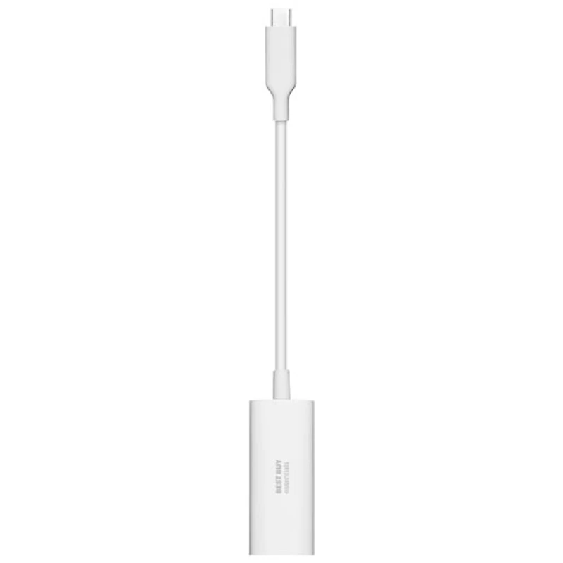 Best Buy Essentials USB-C to Ethernet Adapter (BE-PA2CEW23-C) - Only at Best Buy