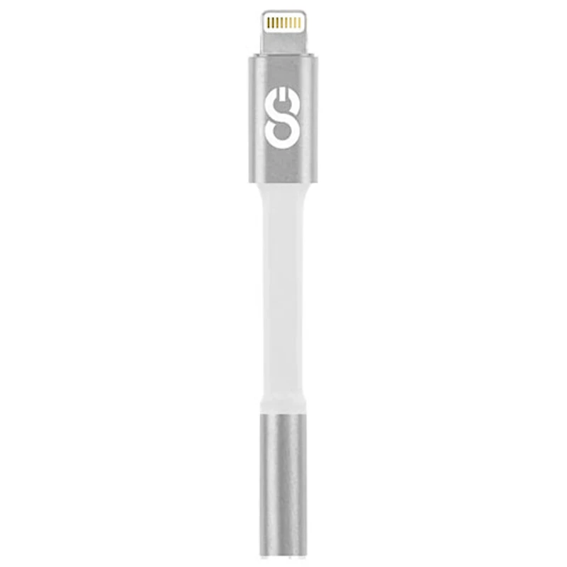 LOGiiX Lightning to 3.5mm Headphone Jack Adapter (LGX-12822) - White