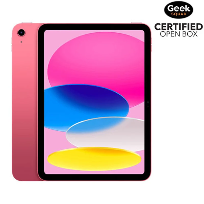 Open Box - Apple iPad 10.9" 256GB with Wi-Fi 6 (10th Generation) - Pink