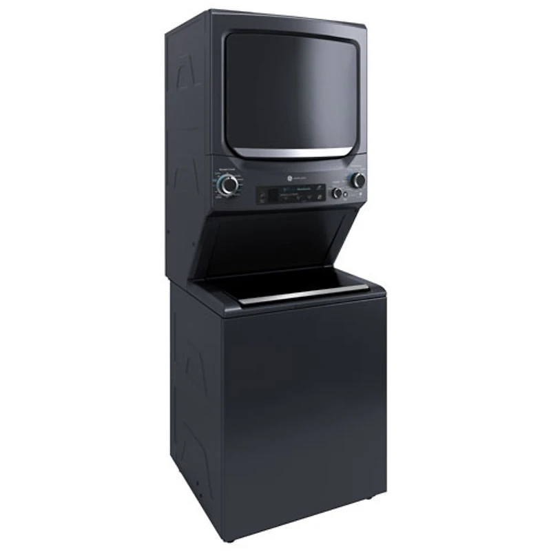 GE Spacemaker 4.5 Cu. Ft. Electric High Efficiency Washer & Dryer Laundry Centre (GUD57EEMTDG) - Diamond Grey