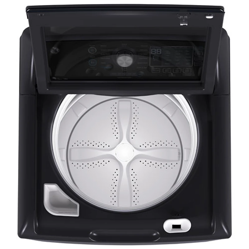 GE 5.3 Cu. Ft. High Efficiency Top Load Washer (GTW690BMTDG) - Diamond Grey