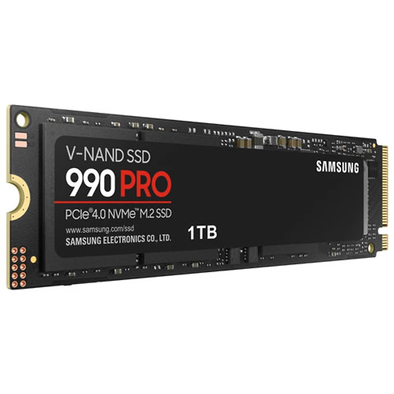 Samsung 990 Pro 1TB NVMe PCI-e Internal Solid State Drive (MZ-V9P1T0B/AM) - English
