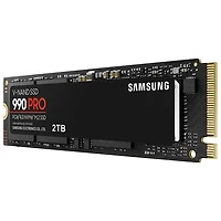 Disque SSD interne NVMe PCI-e 990 Pro de 2 To de Samsung (MZ-V9P2T0B/AM) - Anglais