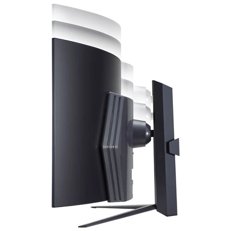 Moniteur jeu G-Sync DELO incurvé QHD GTG 0,03 ms 240 Hz 45 po UltraGear de LG (45GR95QE-B) - Noir