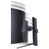 Moniteur jeu G-Sync DELO incurvé QHD GTG 0,03 ms 240 Hz 45 po UltraGear de LG (45GR95QE-B) - Noir