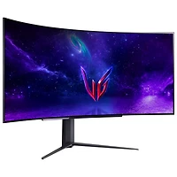 Moniteur jeu G-Sync DELO incurvé QHD GTG 0,03 ms 240 Hz 45 po UltraGear de LG (45GR95QE-B) - Noir
