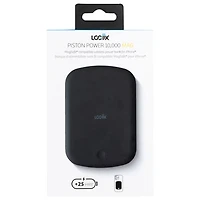 Chargeur portable USB-C de 10 000 mAh Piston Power de LOGiiX avec MagSafe - Noir