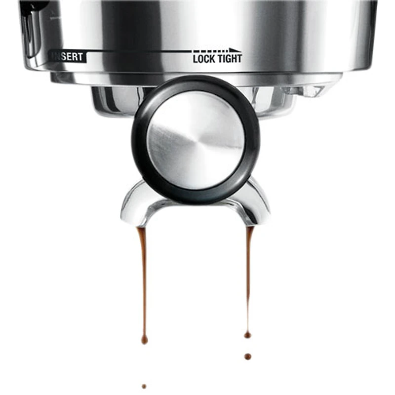 Remis à neuf (Bon état) - Machine à expresso Barista Pro de Breville avec moussoir et moulin à café - Sel de mer - Reconditionné par Breville
