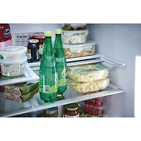 Réfrigérateur à deux portes de 21,5 pi³ de 36 po avec distributeur Gallery de Frigidaire (GRMC2273CD) - Acier inoxydable noir