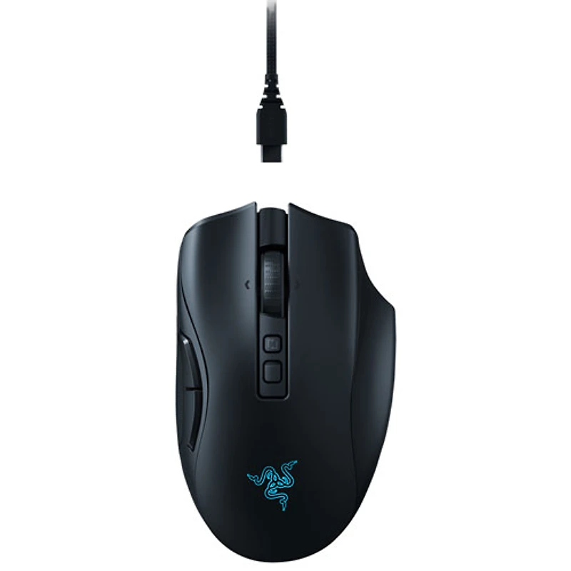 Razer Naga V2 Pro 30000 DPI Bluetooth Optical Gaming Mouse - Black