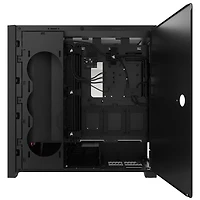 Tour d'ordinateur mi-haute ATX 5000D Airflow à éclairage RVB de Corsair - Noir