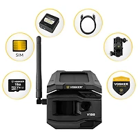 Vosker V150 Wire-Free Outdoor 1080p HD Security Camera - Black