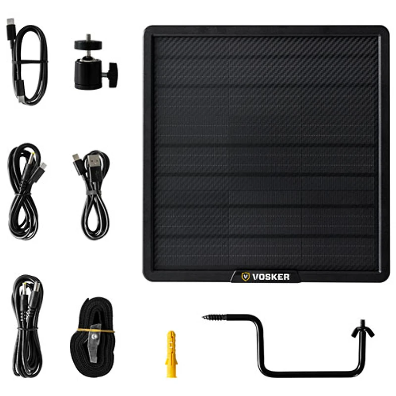 Chargeur portable solaire universel de 15 000 mAh de Vosker