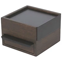 Umbra Stowit Mini Jewelry Storage Box - Black/Walnut