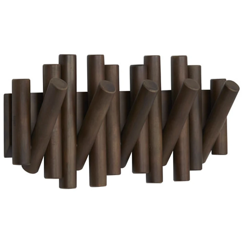 Umbra Picket Rail Hook - Aged Walnut