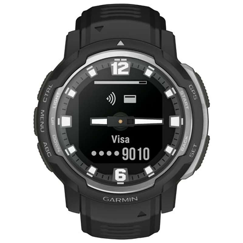 Garmin Instinct Crossover 45mm Bluetooth Multisport Smartwatch - Black