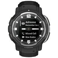 Garmin Instinct Crossover 45mm Bluetooth Multisport Smartwatch - Black