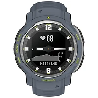Garmin Instinct Crossover 45mm Bluetooth Multisport Smartwatch - Blue Granite