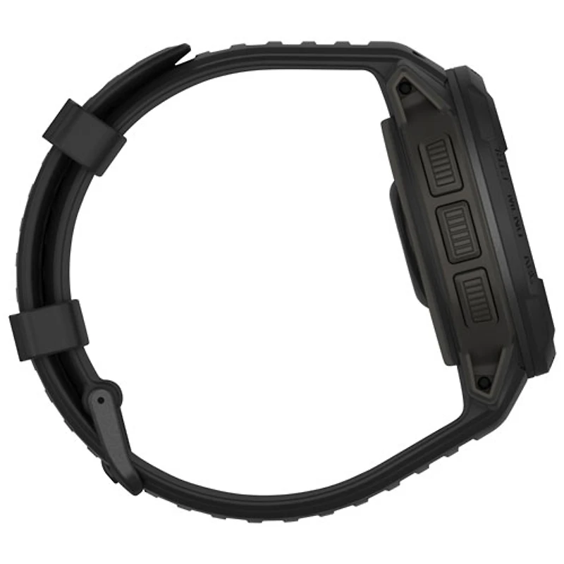 Montre intelligente multisport Bluetooth de 45 mm Instinct Crossover Solar Tactical Edition de Garmin - Noir