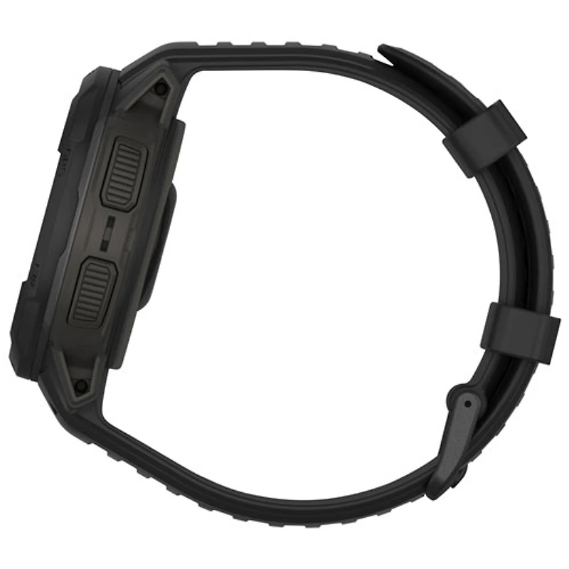 Montre intelligente multisport Bluetooth de 45 mm Instinct Crossover Solar Tactical Edition de Garmin - Noir