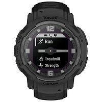 Montre intelligente multisport Bluetooth de 45 mm Instinct Crossover Solar Tactical Edition de Garmin - Noir