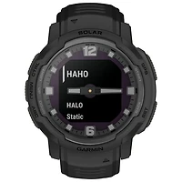 Montre intelligente multisport Bluetooth de 45 mm Instinct Crossover Solar Tactical Edition de Garmin - Noir