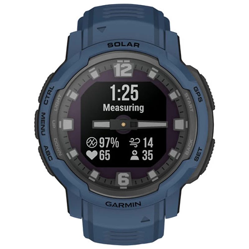 Montre intelligente multisport Bluetooth de 45 mm Instinct Crossover Solar de Garmin