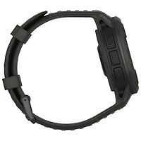 Montre intelligente multisport Bluetooth de 45 mm Instinct Crossover Solar de Garmin - Graphite