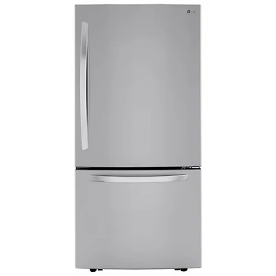 Open Box - LG 33" 25.5 Cu. Ft. Bottom Freezer Refrigerator (LRDCS2603S) - Stainless - Scratch & Dent