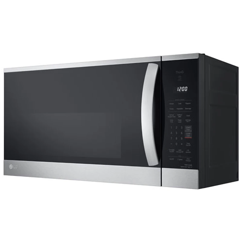 Four à micro-ondes à hotte intégrée avec EasyClean de LG - 1,8 pi³ - Acier inoxydable