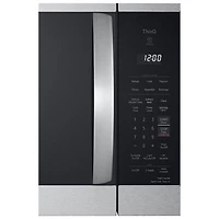 Four à micro-ondes à hotte intégrée avec EasyClean de LG - 1,8 pi³ - Acier inoxydable