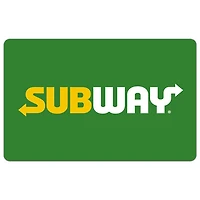 Carte-cadeau Subway - 50 $ - Téléchargement numérique