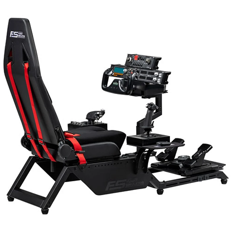 UNI Next Level Racing Flight Simulator Cockpit - Black