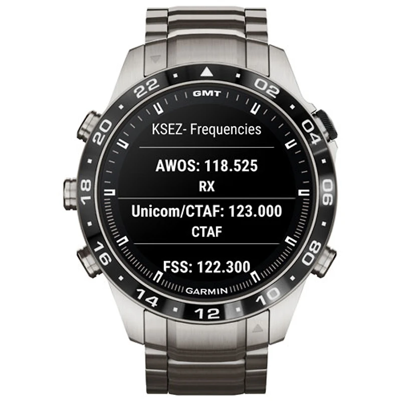 Montre GPS de 46 mm avec moniteur de fréquence cardiaque MARQ Aviator Gen 2 de Garmin - Noir