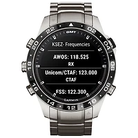 Montre GPS de 46 mm avec moniteur de fréquence cardiaque MARQ Aviator Gen 2 de Garmin - Noir