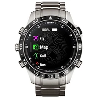Montre GPS de 46 mm avec moniteur de fréquence cardiaque MARQ Aviator Gen 2 de Garmin - Noir