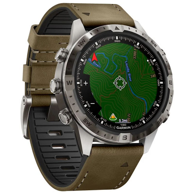Montre intelligente multisport Bluetooth de 46 mm MARQ Adventurer Gen 2 de Garmin - Noir
