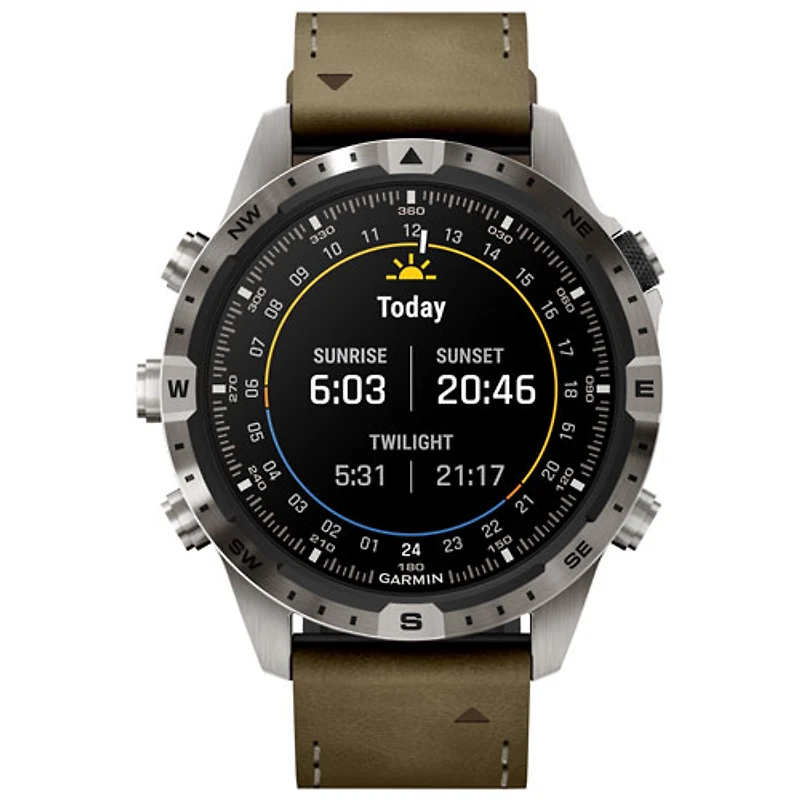 Montre intelligente multisport Bluetooth de 46 mm MARQ Adventurer Gen 2 de Garmin - Noir