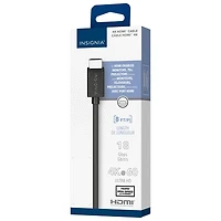 Insignia 2.44m (8 ft.) 4K Ultra HD HDMI Cable (NS-HG08L22-C) - White - Only at Best Buy