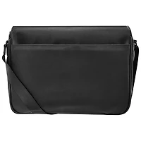 Insignia 15" Leather Laptop Messenger Bag - Black - Only at Best Buy