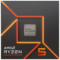 Processeur hexacoeur d'ordinateur de bureau 4 GHz Ryzen 5 7600 d'AMD