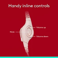 Casque d'écoute avec fil H390 de Logitech avec microphone à suppression du bruit - Rose