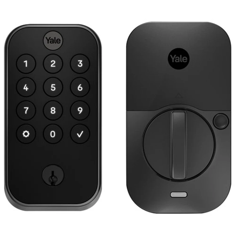 Serrure intelligente Wi-Fi Assure Lock 2 avec clé de Yale - Suède noir