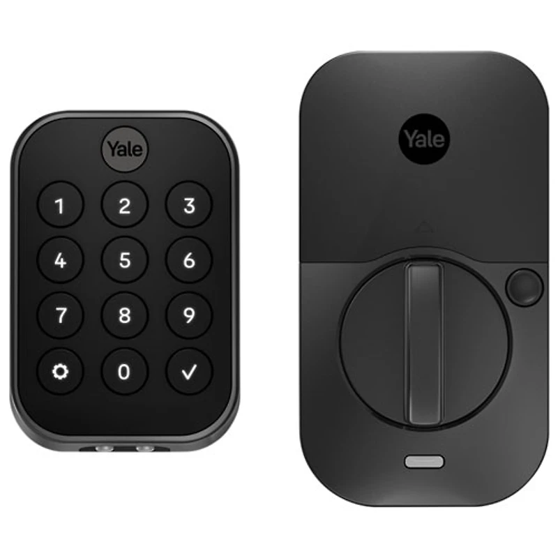 Serrure intelligente Bluetooth Assure Lock 2 avec pavé numérique de Yale - Suède noir